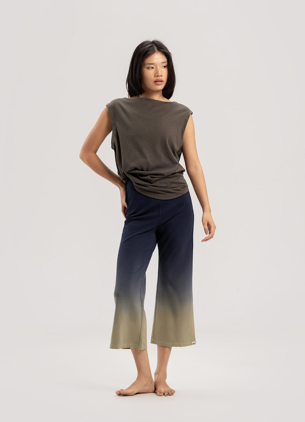 BUDHI MUDRA BUDHI MUDRA Cut-out bootcut jumpsuit