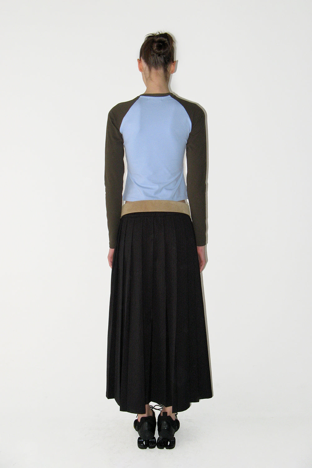 SUNBURNPROJECT RAGLAN LONG SLEEVE TOP, CHARCOAL