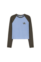 SUNBURNPROJECT RAGLAN LONG SLEEVE TOP, CHARCOAL
