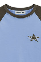 SUNBURNPROJECT RAGLAN LONG SLEEVE TOP, CHARCOAL