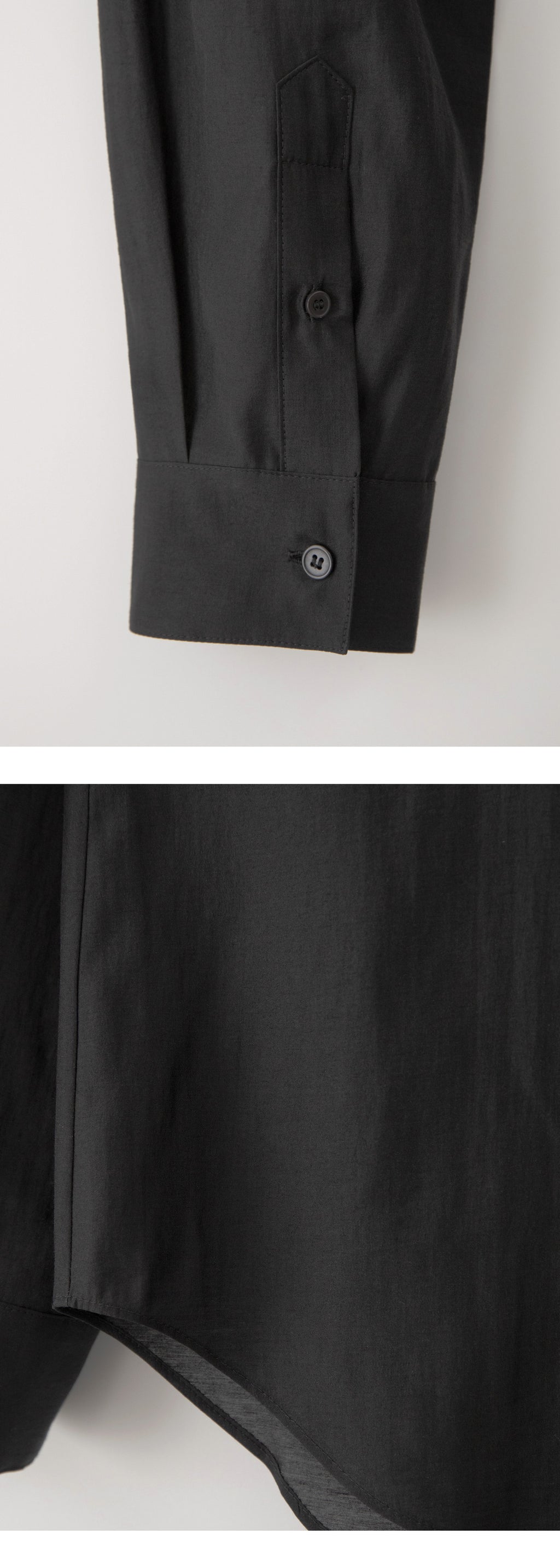 EAAH KYLA SHEER LINE SHIRT (BLACK)