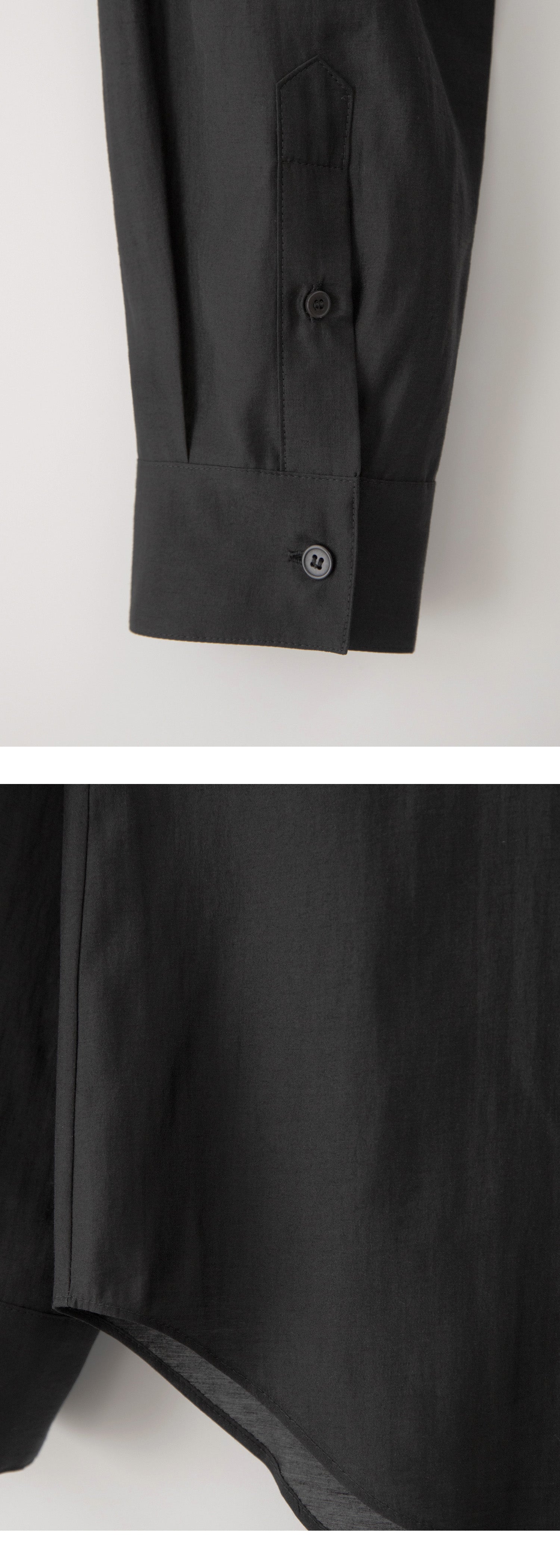 EAAH KYLA SHEER LINE SHIRT (BLACK)