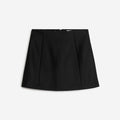 ARKET (W) Wool Mini Skirt (1125399-003) (Black)