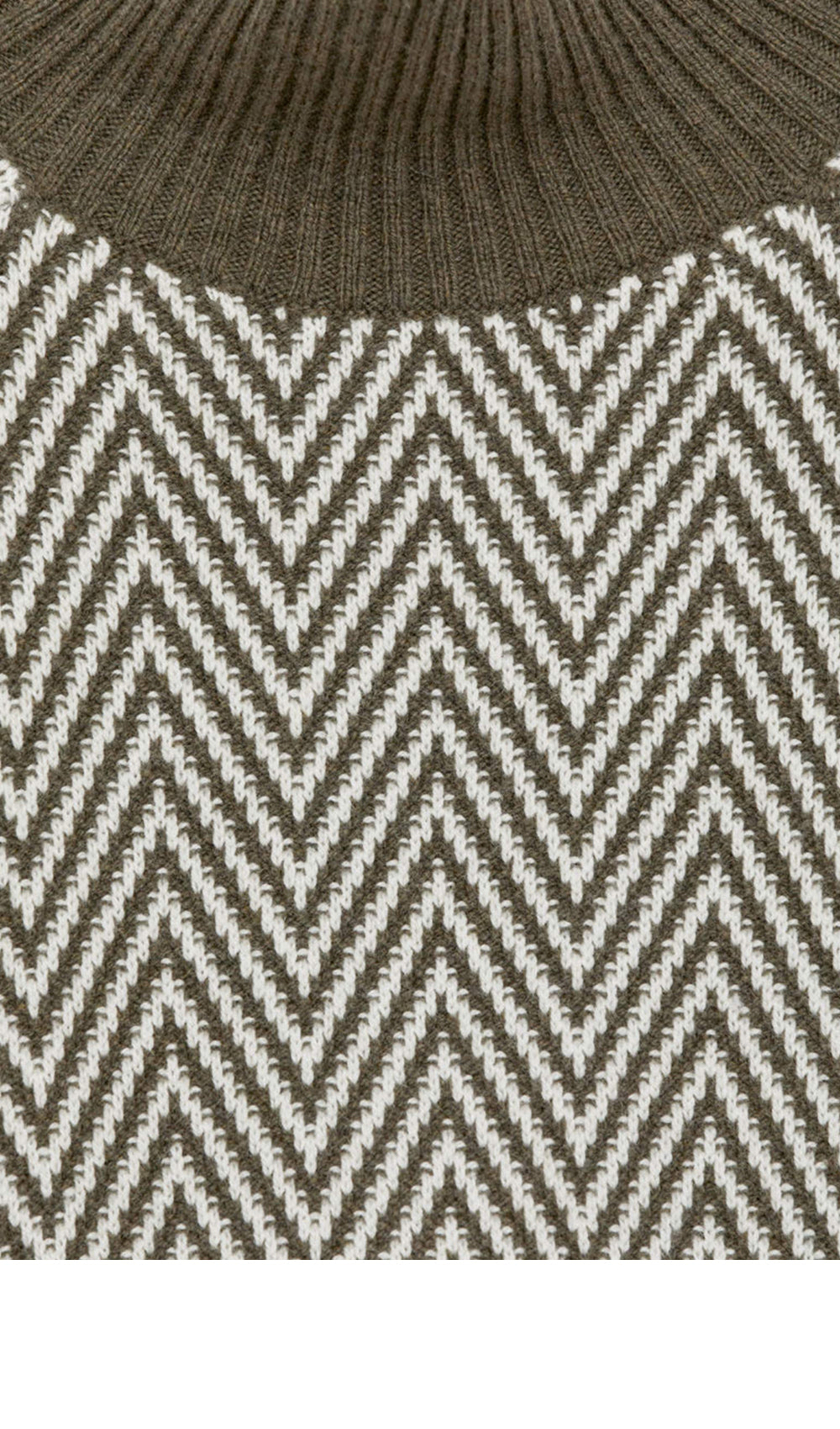 ARKET (W) Jacquard knit wool sweater (1267115-002) (KhakiAll over pattern)