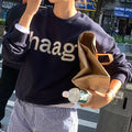 HAAG a birthday sweatshirt (navy)