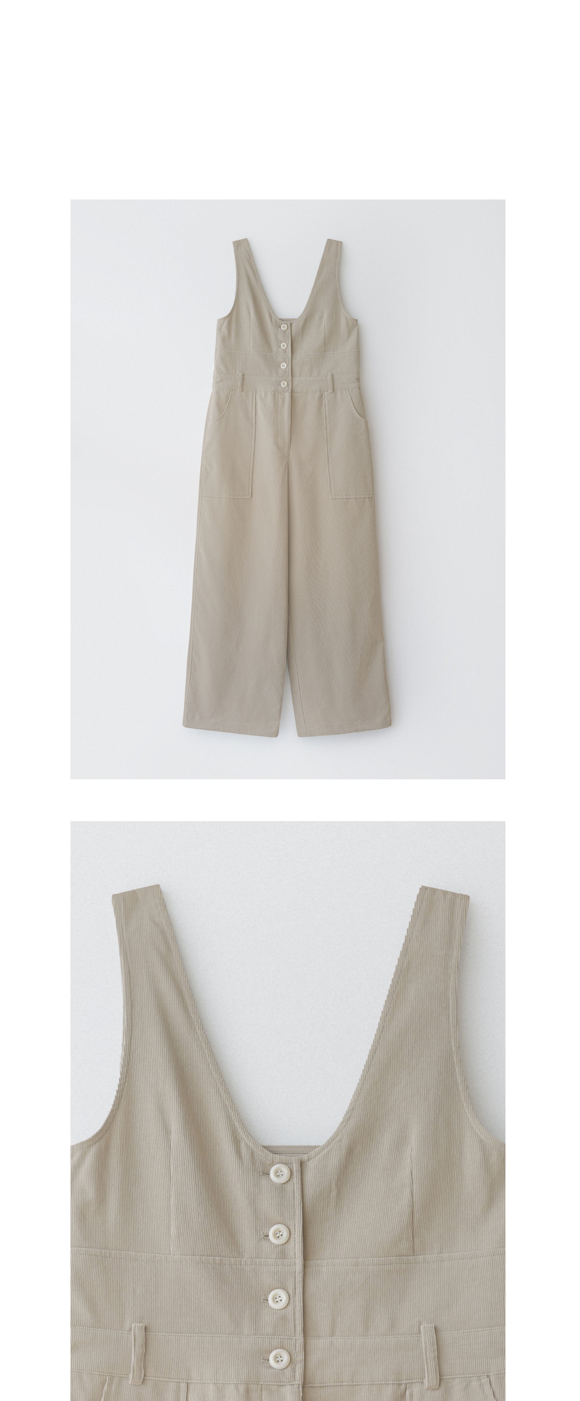 ANDNEEDS ANDNEEDS Jumpsuit Buddy Corduroy Overall