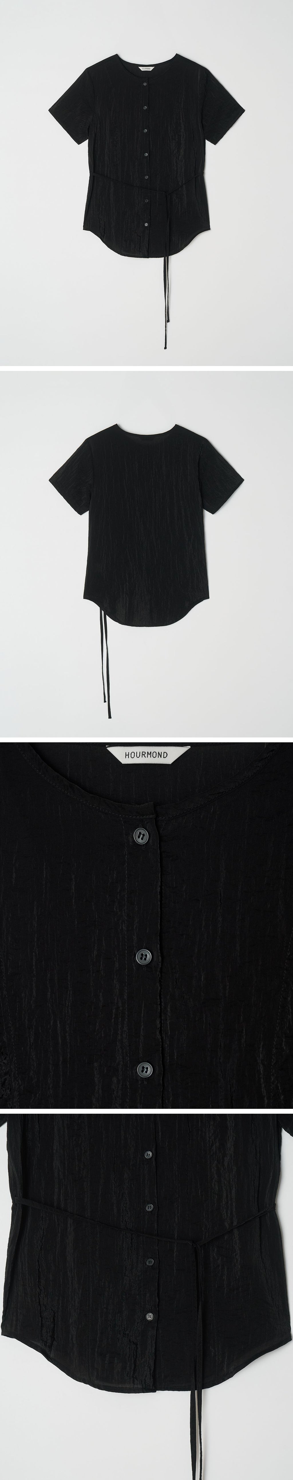 HOURMOND GLOW STRING BLOUSE_3COLOR