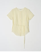HOURMOND GLOW STRING BLOUSE_3COLOR