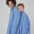 OGGITT [29CM Exclusive] (uni) Rob Stripe Pajama Shirt Blue