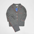 SLEEPY JONES (W) MARINA PAJAMA SET (CHARCOAL GREY FLANNEL)