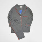 SLEEPY JONES (W) MARINA PAJAMA SET (CHARCOAL GREY FLANNEL)