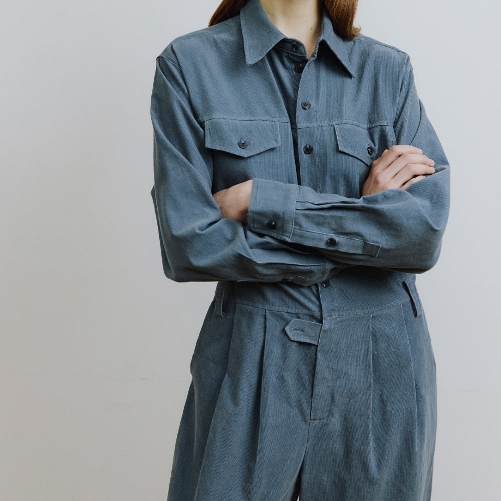 molliolli molliolli Jumpsuit Retro Corduroy Thin