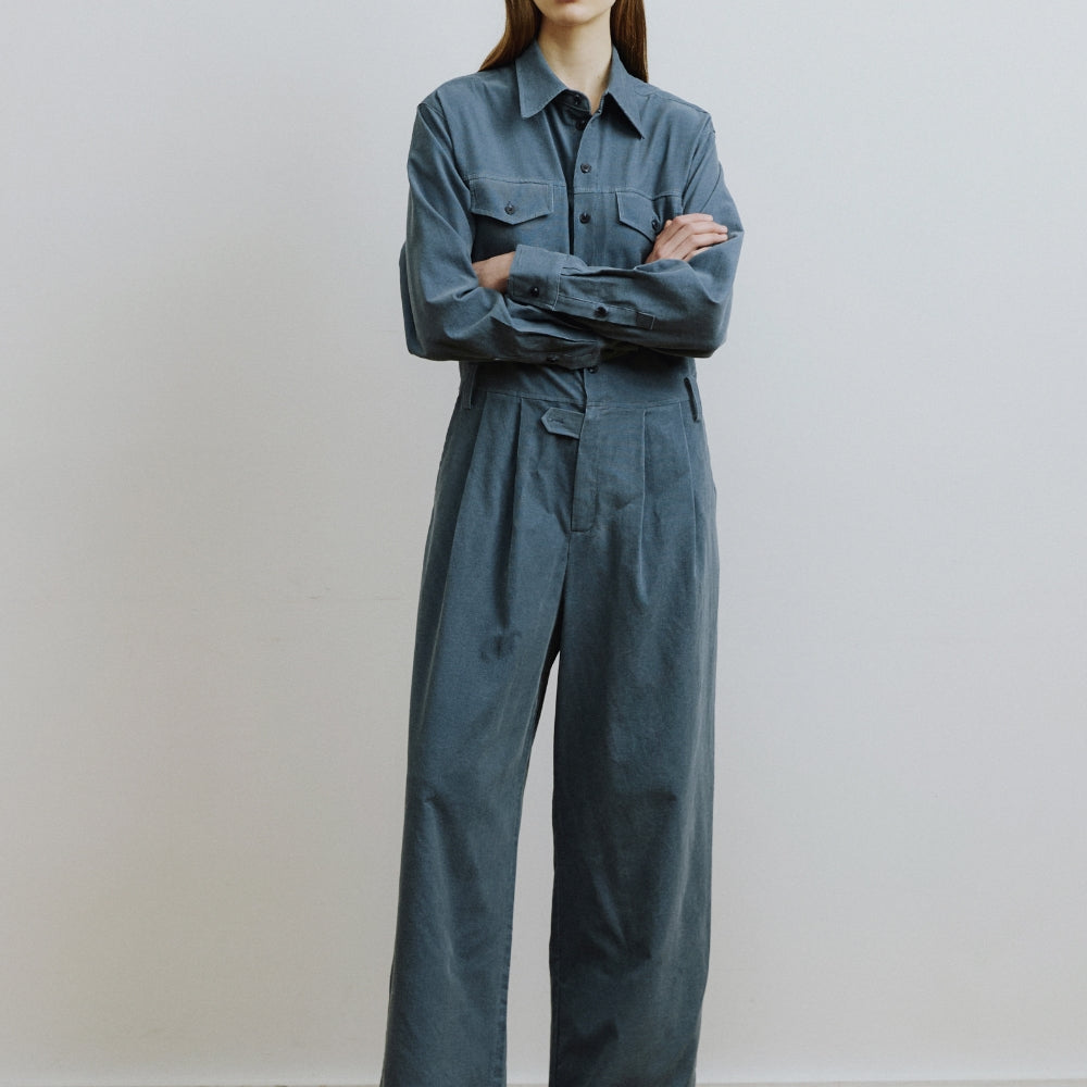 molliolli molliolli Jumpsuit Retro Corduroy Thin