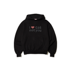 itzavibe I LOVE CAT NOT YOU CAT EAR HOODIE