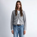 & Other Stories Alpaca blend knit cardigan (Grey)