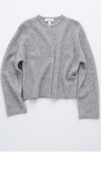 & Other Stories Alpaca blend knit cardigan (Grey)