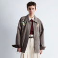 & Other Stories Embroidery Shirt Jacket (Mole/Embroidery)