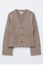 & Other Stories Tapered knit cardigan (Mole)