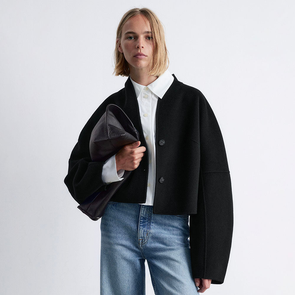 & Other Stories Wool Double Jacket (Black)