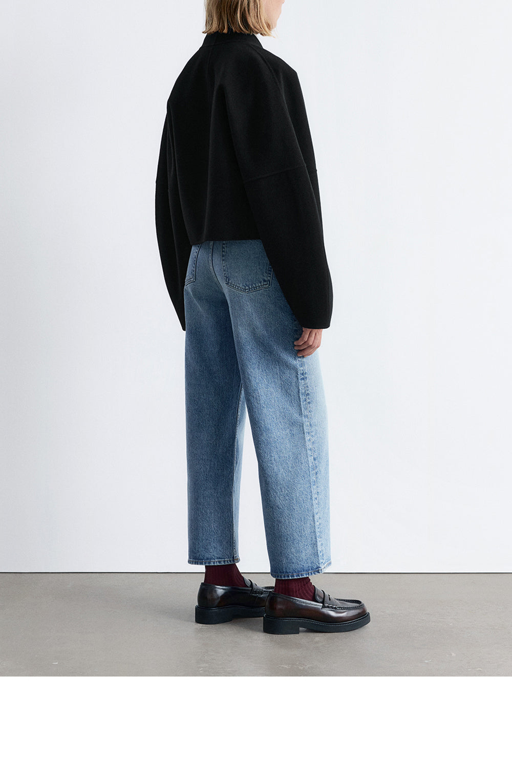 & Other Stories Wool Double Jacket (Black)