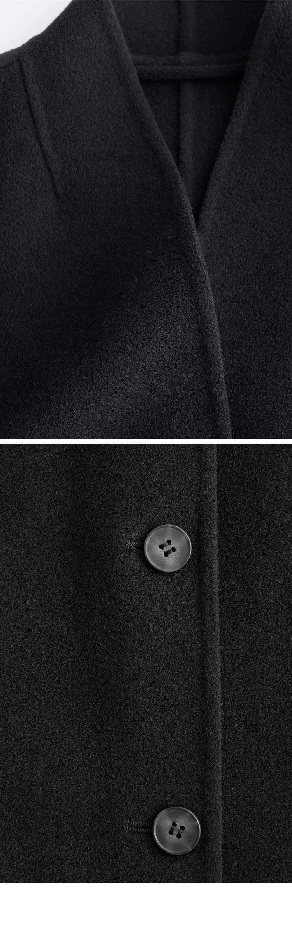 & Other Stories Wool Double Jacket (Black)