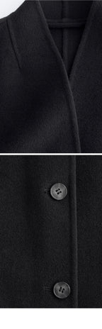 & Other Stories Wool Double Jacket (Black)