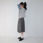 RONRON MULTI COLOR LOOSE FIT LONG SLEEVE GREY DOT