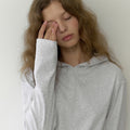 THE MITTEN [19th] Molly hoodie t-shirt (melange gray)
