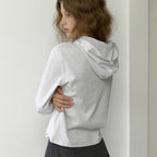 THE MITTEN [19th] Molly hoodie t-shirt (melange gray)