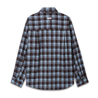 MICHIKO LONDON KOSHINO OVERSIZED CHECK SHIRTS SKY BROWN