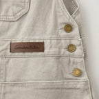 SOMEWHEREBUTTER SOMEWHEREBUTTER Vintage Combi Cotton Overall - Oat Beige