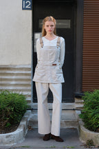 SOMEWHEREBUTTER SOMEWHEREBUTTER Vintage Combi Cotton Overall - Oat Beige