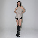 INEGI Jenny Halter Top (sand beige)