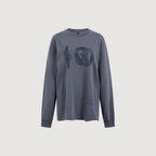 LUCKY CHOUETTE Chouetties by LUCKY CHOUETTE Graphic Loose Fit Pigment Long Sleeve T-shirt (dark blue) LATAX25250BUD