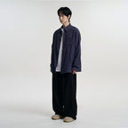 MOOVN Vintage grunge check shirt navy