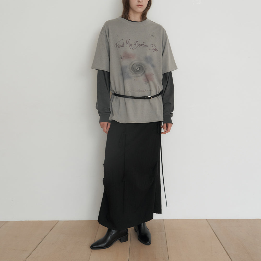MORCEAU par MORCEAU [RE-ORDER] Star Pigment Loose-Fit T-Shirt_LIGHT GRAY