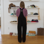 FUN FROM FUN FUN FROM FUN Cozy Home Overall, Black