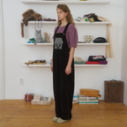 FUN FROM FUN FUN FROM FUN Cozy Home Overall, Black