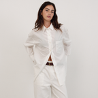 THE BARNNET Raye Pocket Shirt_White