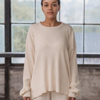 BASERANGE SHAW LONG SLEEVE (FLEECE RIB)