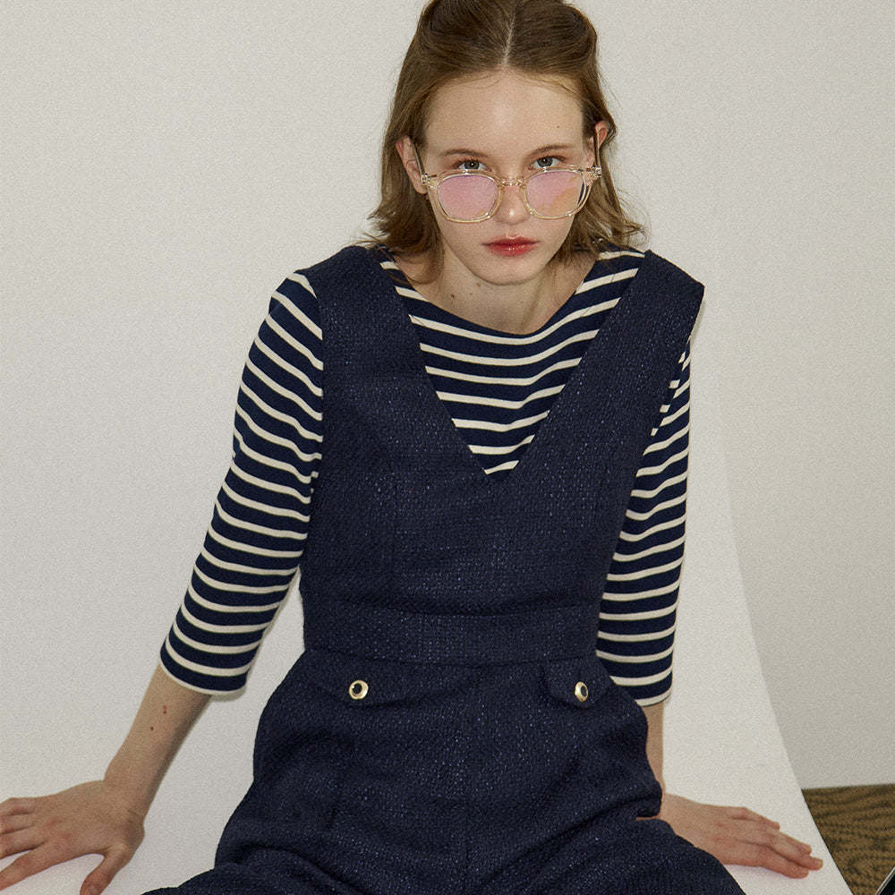 SALON DE YOHN SALON DE YOHN Jumpsuit Navy