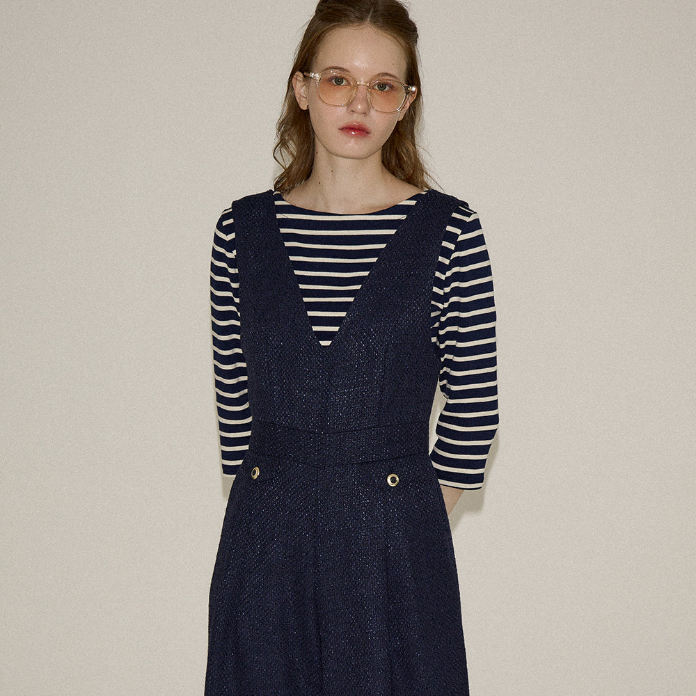 SALON DE YOHN SALON DE YOHN Jumpsuit Navy