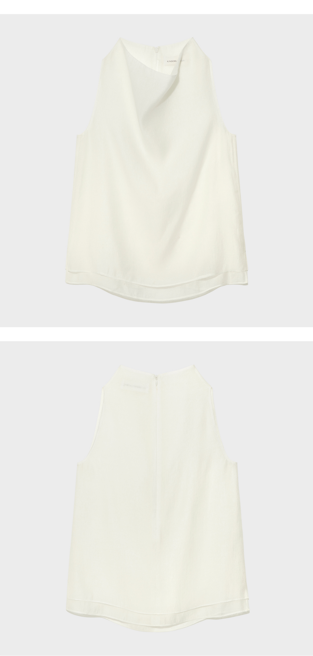 kindersalmon Ann Fluid Top Pearl