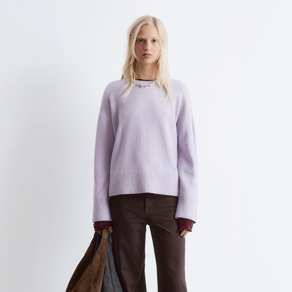 & Other Stories Relaxed fit knit sweater (Lilac)