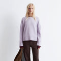 & Other Stories Relaxed fit knit sweater (Lilac)