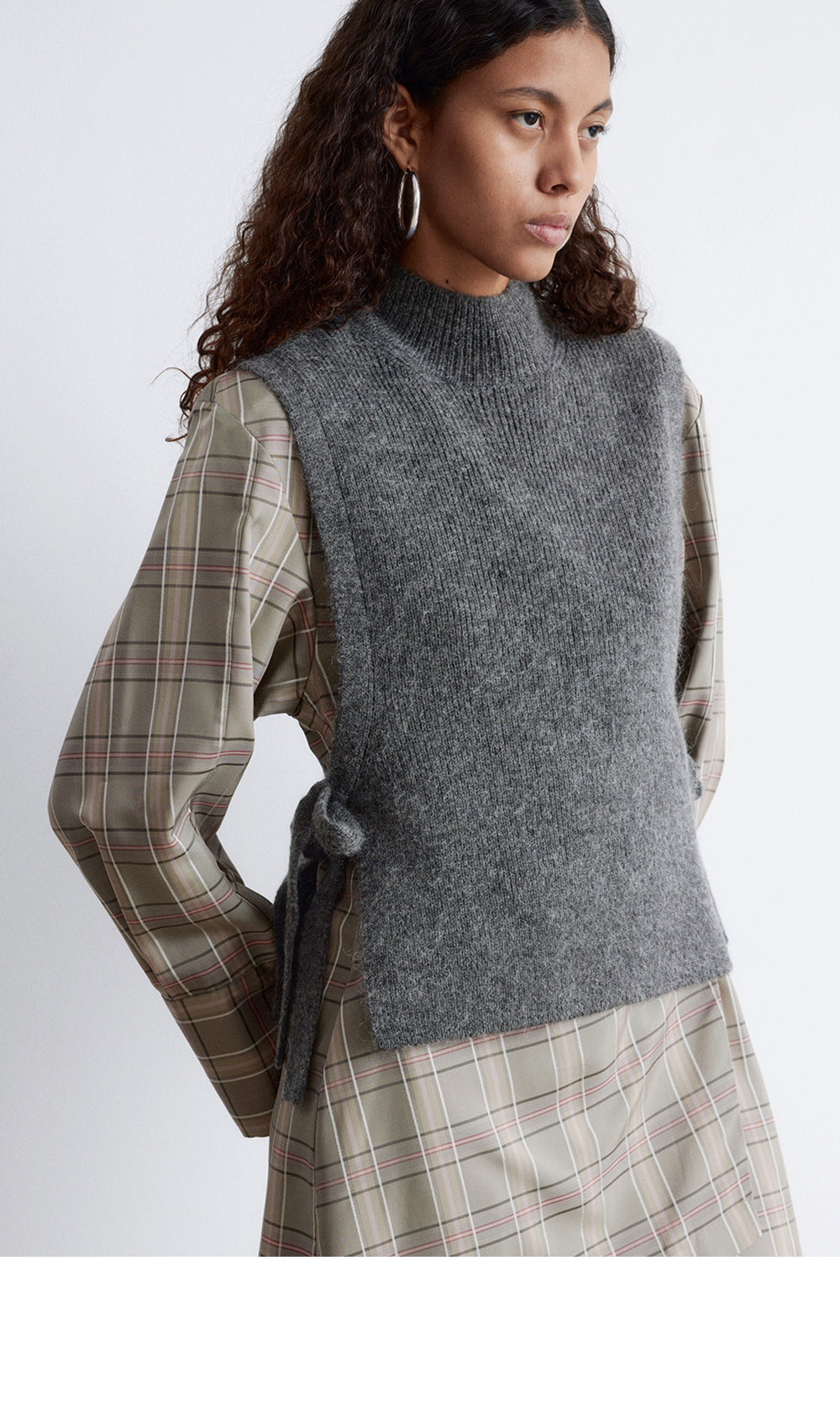 & Other Stories Woolviva Collar (Grey)