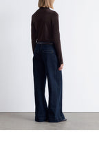 & Other Stories Regular Wide Leg Jeans (Dark Blue)