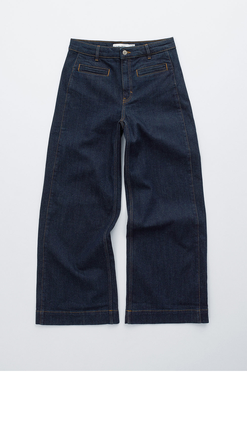 & Other Stories Regular Wide Leg Jeans (Dark Blue)