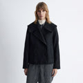 & Other Stories Double-breasted wool jacket (Black)