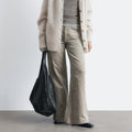 & Other Stories Flared corduroy trousers (Mole)